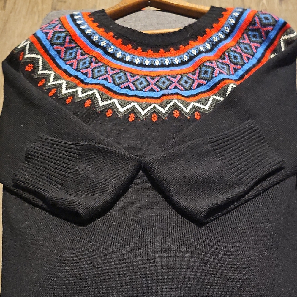 Chadwicks Sweater Nordic Multicolor Knit Vintage Medium Women Fair Isle